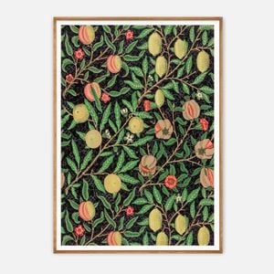 Galrie William Morris Fruit Garden Classic Floral Art Print for Home Decor, Wood Frame, A0 84 x 119cm (33 x 47inch)