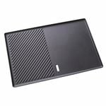 Gasmate Satin Enamel Hot Plate - 320 x 480mm Black