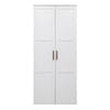 European Cabinetry Hamptons Deco Gold Handle Stockholm Storage Cupboard