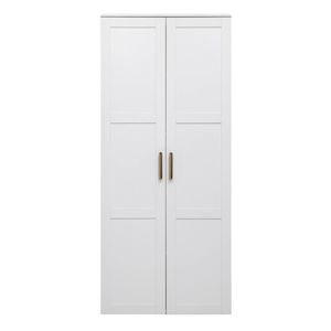 European Cabinetry Hamptons Deco Gold Handle Stockholm Storage Cupboard