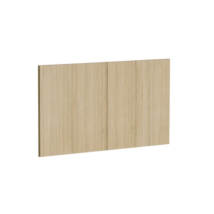 Kaboodle 800mm Almond Oak Modern Farmhouse Sink Doors - 2 Pack