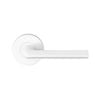 Delf Matte White Alicante Passage Lever Set