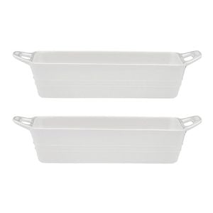 2PK Ecology Signature 30.5x14cm Rectangular Baker - White