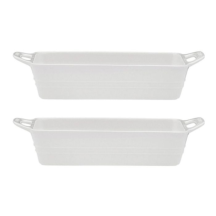 2PK Ecology Signature 30.5x14cm Rectangular Baker - White