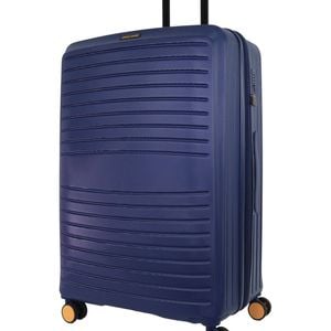 Pierre Cardin Classic Large 163l Hard Shell Case Suitcase Travel Luggage Navy