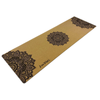 Zenvibes Comfort Cork Yoga Mat 5mm - Ornamental Treo Mandala ( Black)