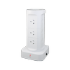 Click 12 Outlet Tower With Surge Protection