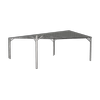 Absco Structures 6.00 x 6.00 x 2.98m Woodland Grey Double Gable Carport
