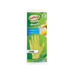 Sabco Large Latex Handy Gloves - 3 Pairs
