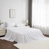 LINENOVA Pre Washed Microfiber Sheet Set - King Single,White