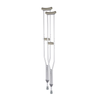 Days Aluminium Underarm Crutches, Tall Adult, Adjustable Height 135-155cm, Pair