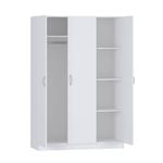 Practa 3 Door Robe White