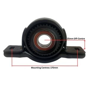 Driveshaft Centre Bearing For Ford Falcon FG FG X RWD Heavy Duty 25mm Offset
