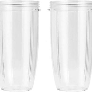 Provecta 2 Pack 24oz Replacement Blender Cups Compatible with NutriBullet 600W 900W