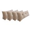 SOGA 4x 100cm Beige Wedge Pillows