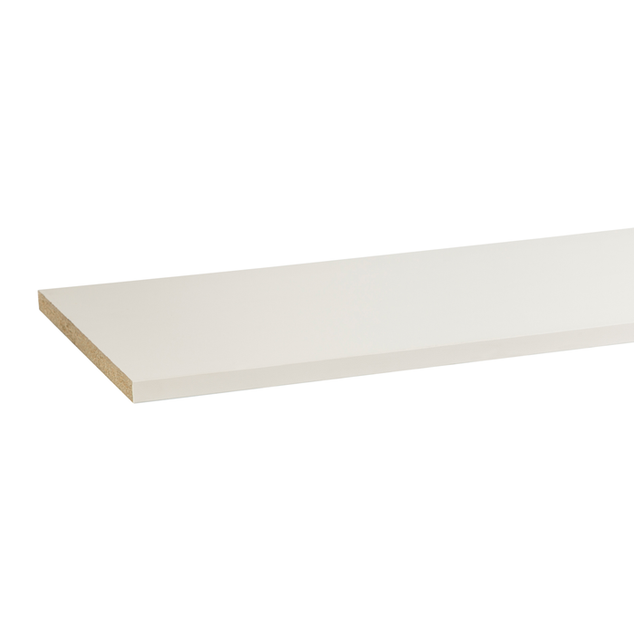 CUSTOMpine 1200 x 295 x 16mm Carcass Shelving E1L White Standard Particleboard
