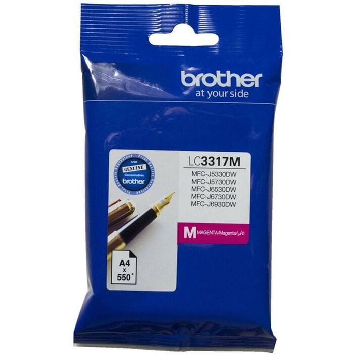 Brother LC3317 Magenta Ink Cart (up to 550 pages)