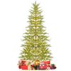 Costway 225cm Pre-Lit Xmas Christmas Tree w/540 Warm White LED Light Timer