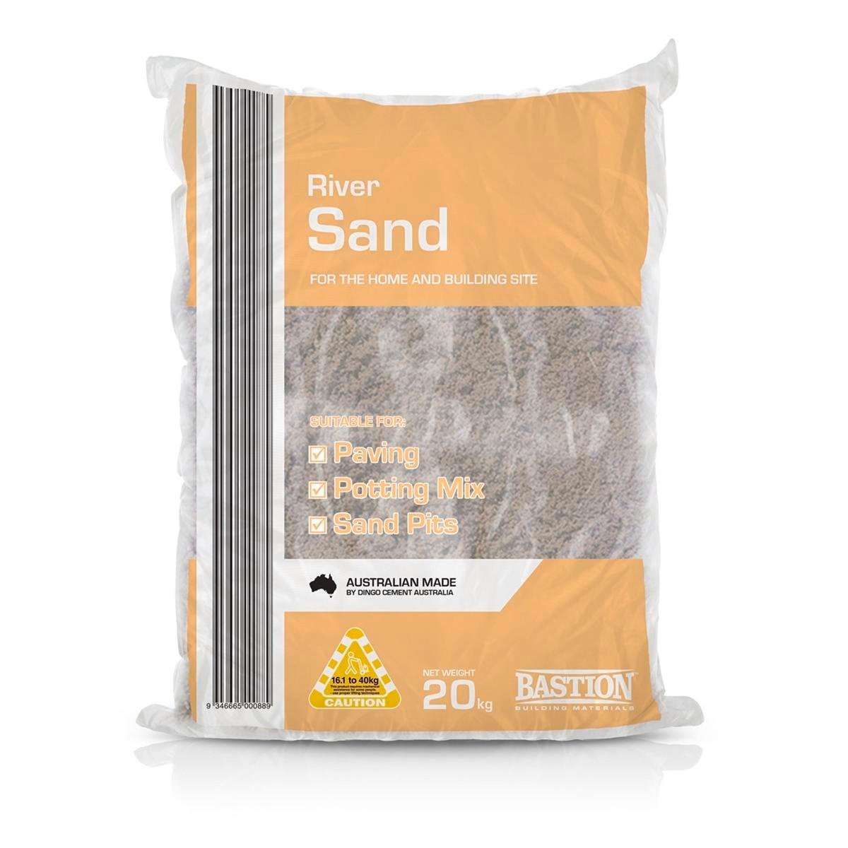 Bastion 20kg River Sand - Bunnings Australia