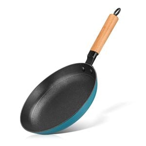 Frying Pan 24x4.5cm With Wooden Handle - Seagreen Series