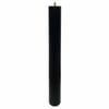 Adoored 73 x 710mm Black Round Pine Furniture Leg
