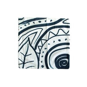 Jem Indigo Printed Cotton Cushion Cover 43 x 43cm