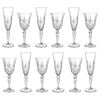 RCR Crystal 12pc Melodia Wine Glasses & Champagne Flutes Set