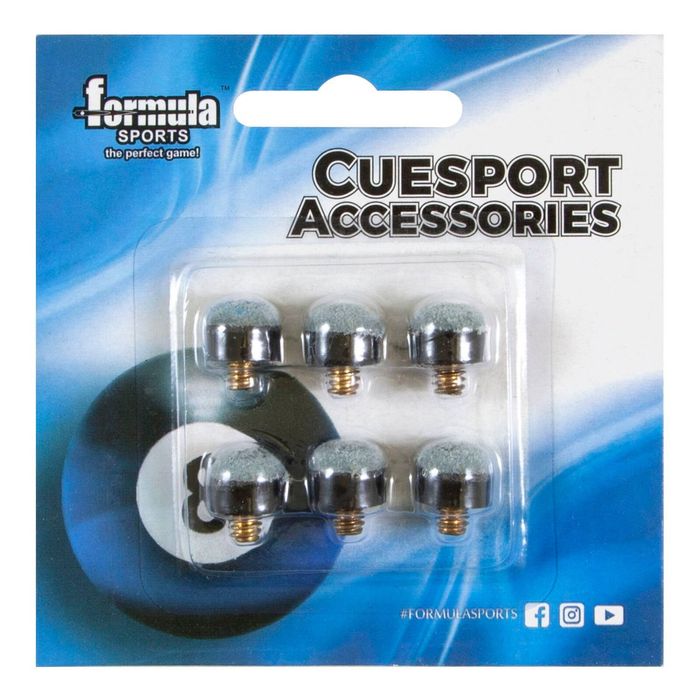 Pool Snooker Billiard Cue Leather Screw in Type Tips 11mm