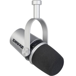 Shure Mv7 - Podcast Microphone (silver)