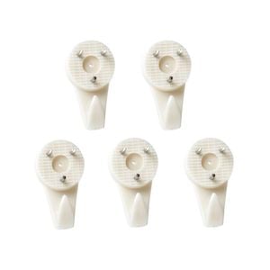 Everhang 4kg Plastic Picture Hanging Utility Hook - 5 Pack