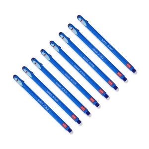 8x Legami Erasable Gel Pen Rollerball Friction Writing Stationery Shark Blue Ink