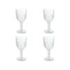 4PK LVD Stemmed Bee 17cm Red Wine Glass Drink Glassware - Clear