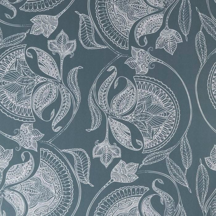 Porter's Paints 61.5cm x 10m Roll Chambray Maharani Wallpaper - 61.5cm x 10m