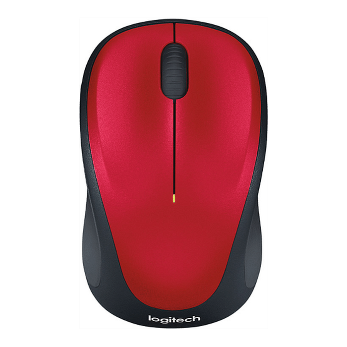 Logitech M235 Wireless Mouse With Compact Contoured Design - Red [910-003412]