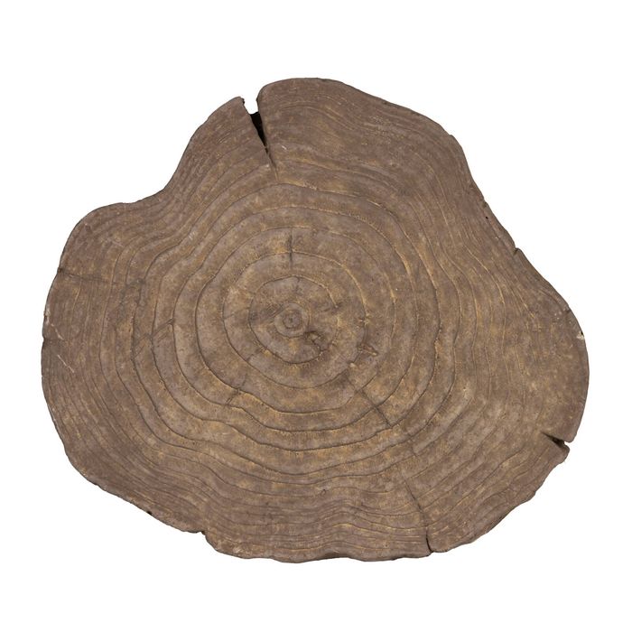 Tuscan Path 300-350 x 35mm Brown Log Round Stepping Stone