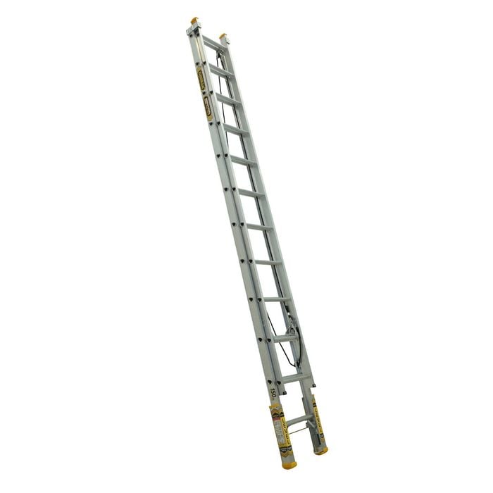 Gorilla 3.64-6.05m 150kg Aluminium Extension Ladder with Levellers