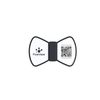 Pawview Bow Anti-loss Smart Pet Id Tag With Qr Code - Black