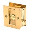 Gainsborough Polished Brass Rectangular Privacy Sliding Cavity Door Set