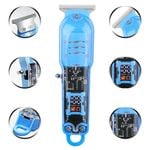 OZK Transparent Hair Clipper Blue