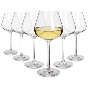 Argon Tableware Knightsbridge Crystal White Wine Glasses - 500ml - Pack Of 6