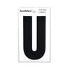 Sandleford 85mm Black Cut Out Self Adhesive House Letter U