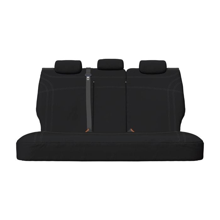 Ford Ranger PX XL XLT Super Cab 2011-2022 Neoprene Black Custom REAR Seat Cover