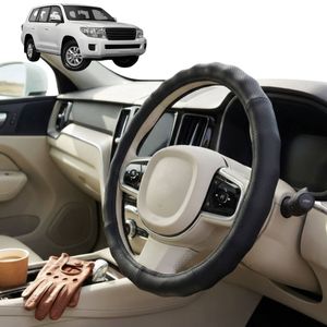 Australian Goose Steering Wheel Cover for Toyota LandCruiser 200 2012 - 2021 (GX GXL) Circle Black