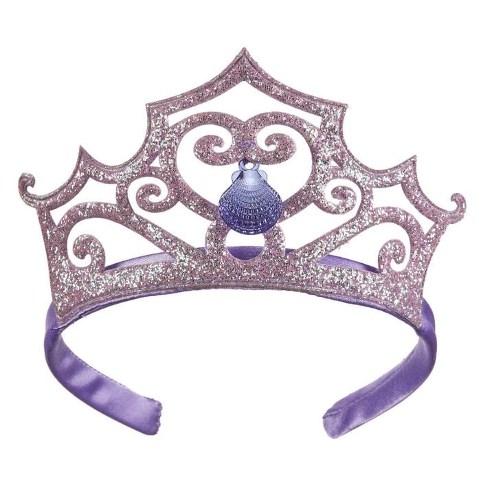 Disney Ariel Tiara for Kids, Little Mermaid Princess Headband – Purple, CHILD