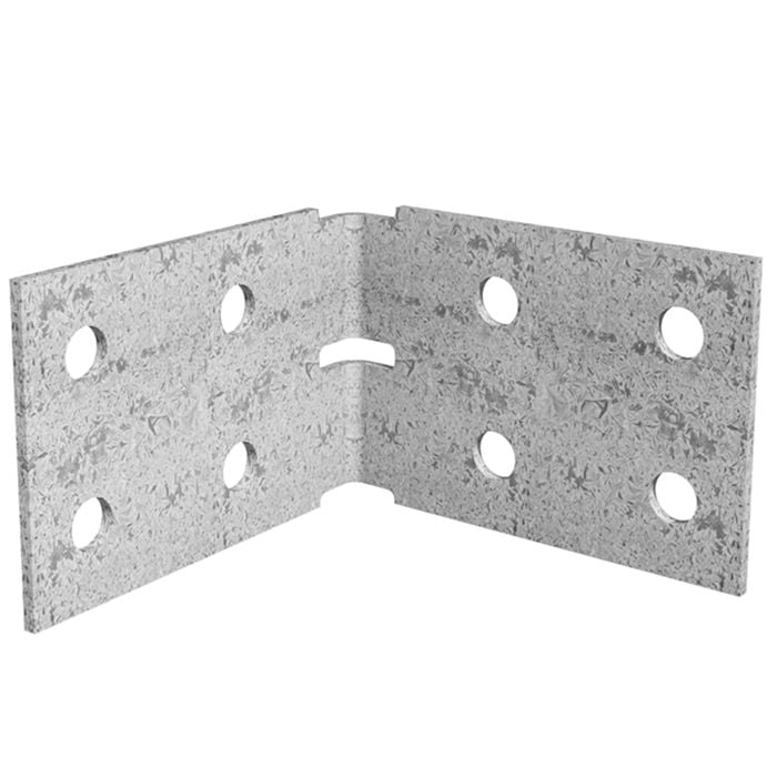 Dunnings 100 x 100 x 75mm M10 Galvanised Angle Bracket