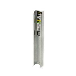 Galintel Outdoors 50 x 450mm Hot-Dip Galvanised Retaining Wall C End Post