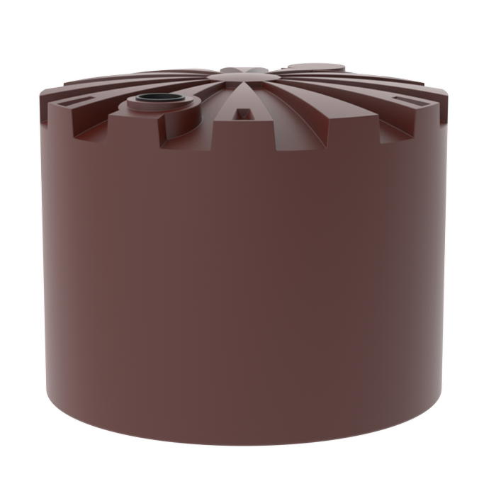 Melro Tanks 50000L Round Poly Water Tank - Heritage Red