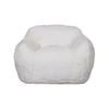 I Am Fake Cozy Chair Home Decor Faux Fur Medium White