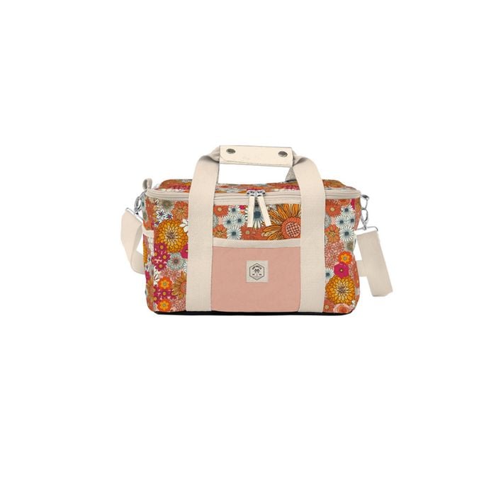 Good Vibes Deluxe 15 Can Cooler Outdoor Camping Bag Retro Summer Print 20x34cm