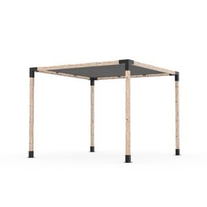 Toja 3.05 x 3.05m Grid Pergola Kit W/Sail